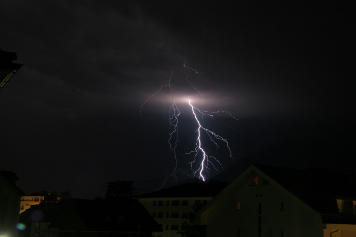 Orage depuis balcon - 019